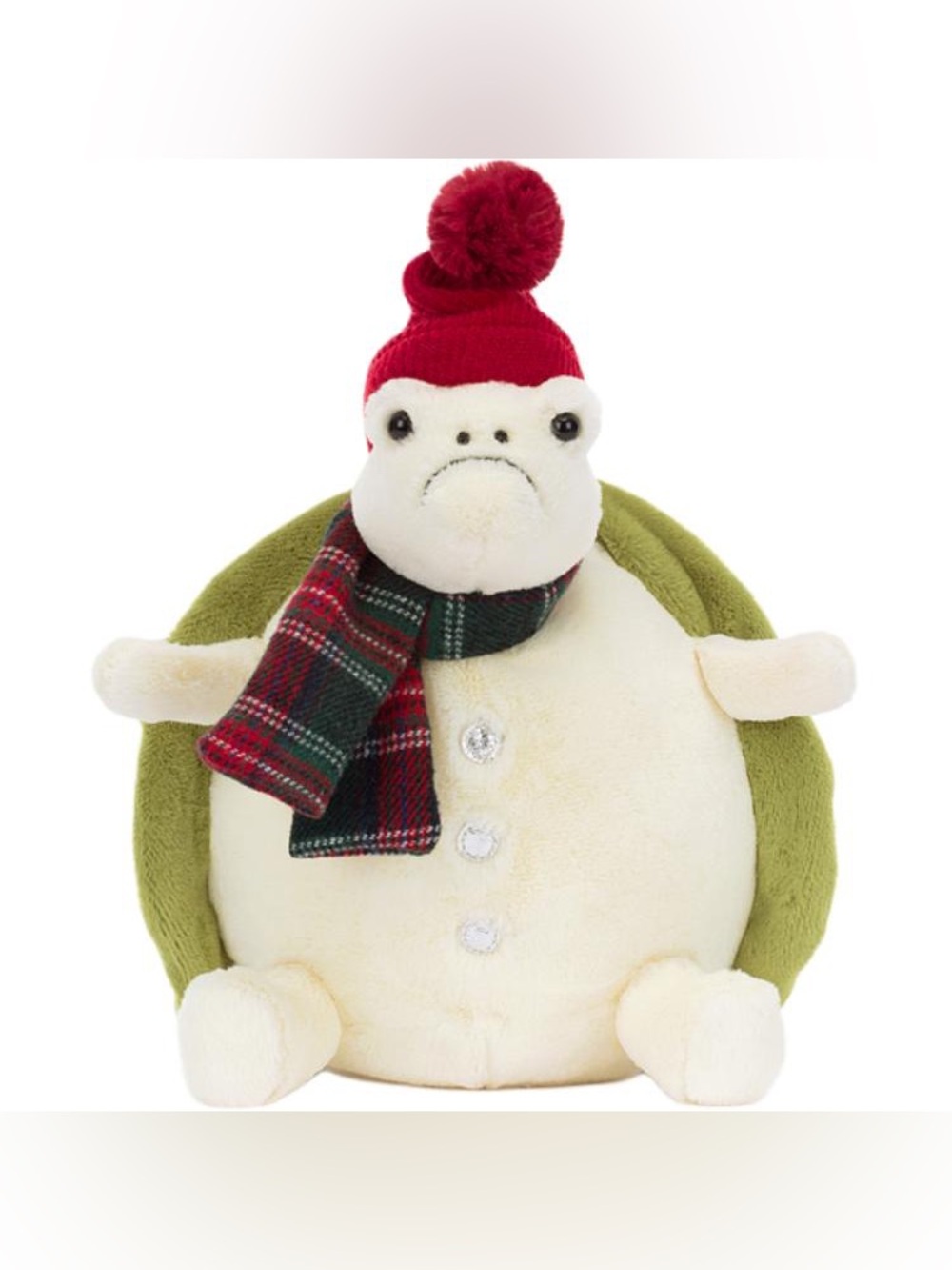 JELLYCAT Christmas Series Timmy Turtle Snowman RARE